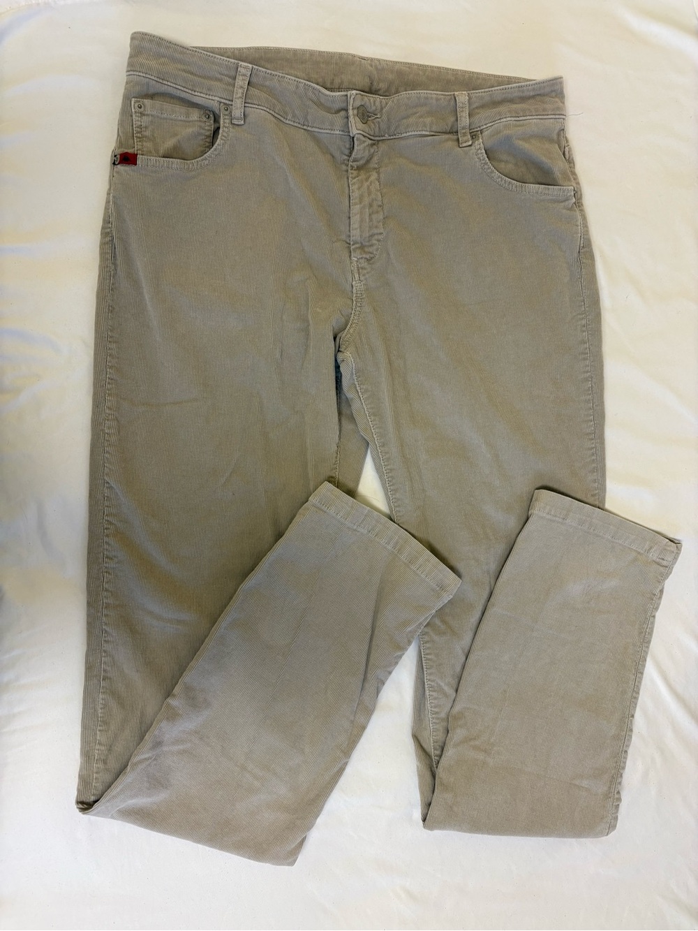 Robe Di Kappa Corduroy Pants Beige Tan Size 52 Italy Natural Fiber